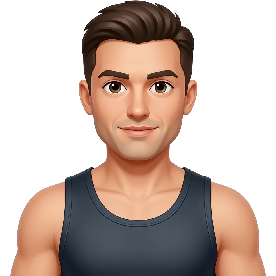 gym men’s tank top emoji