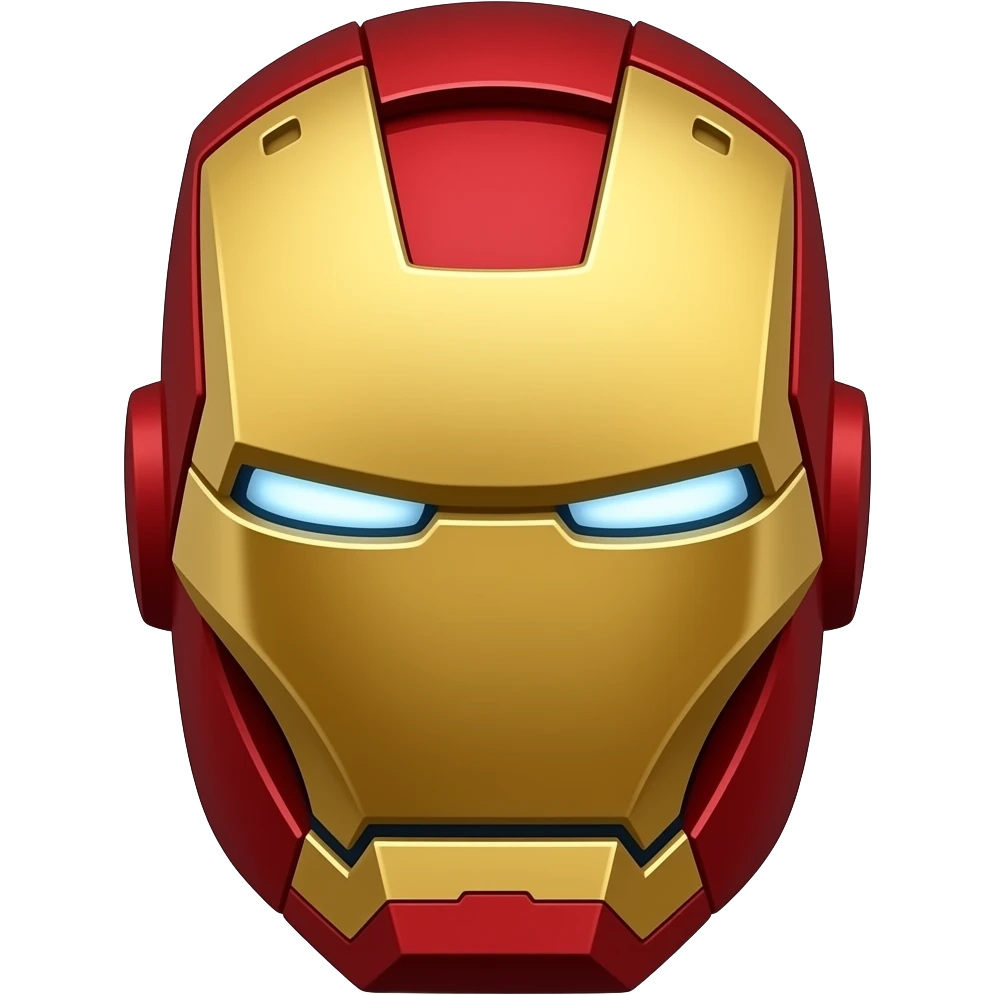 Iron man mask emoji