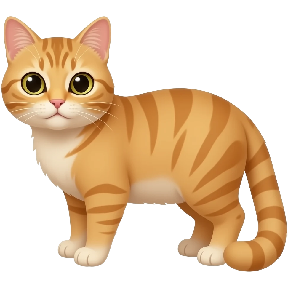 ginger cat head and neck shoulders emoji