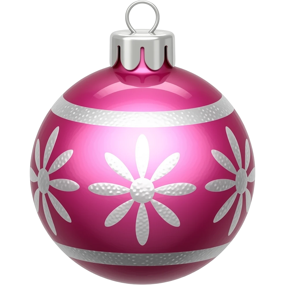 Xmas Pink emoji