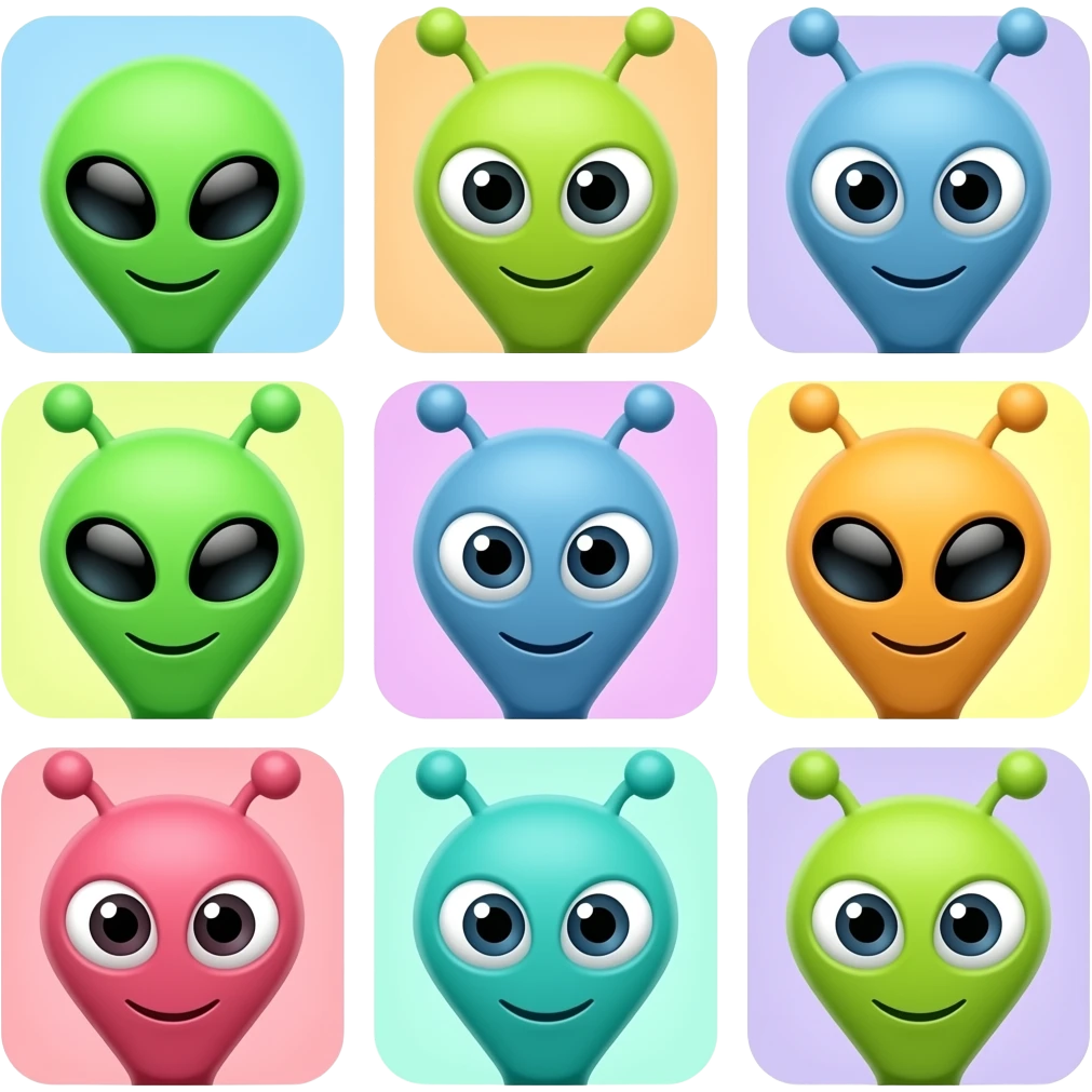 Alien funny new emojis emoji