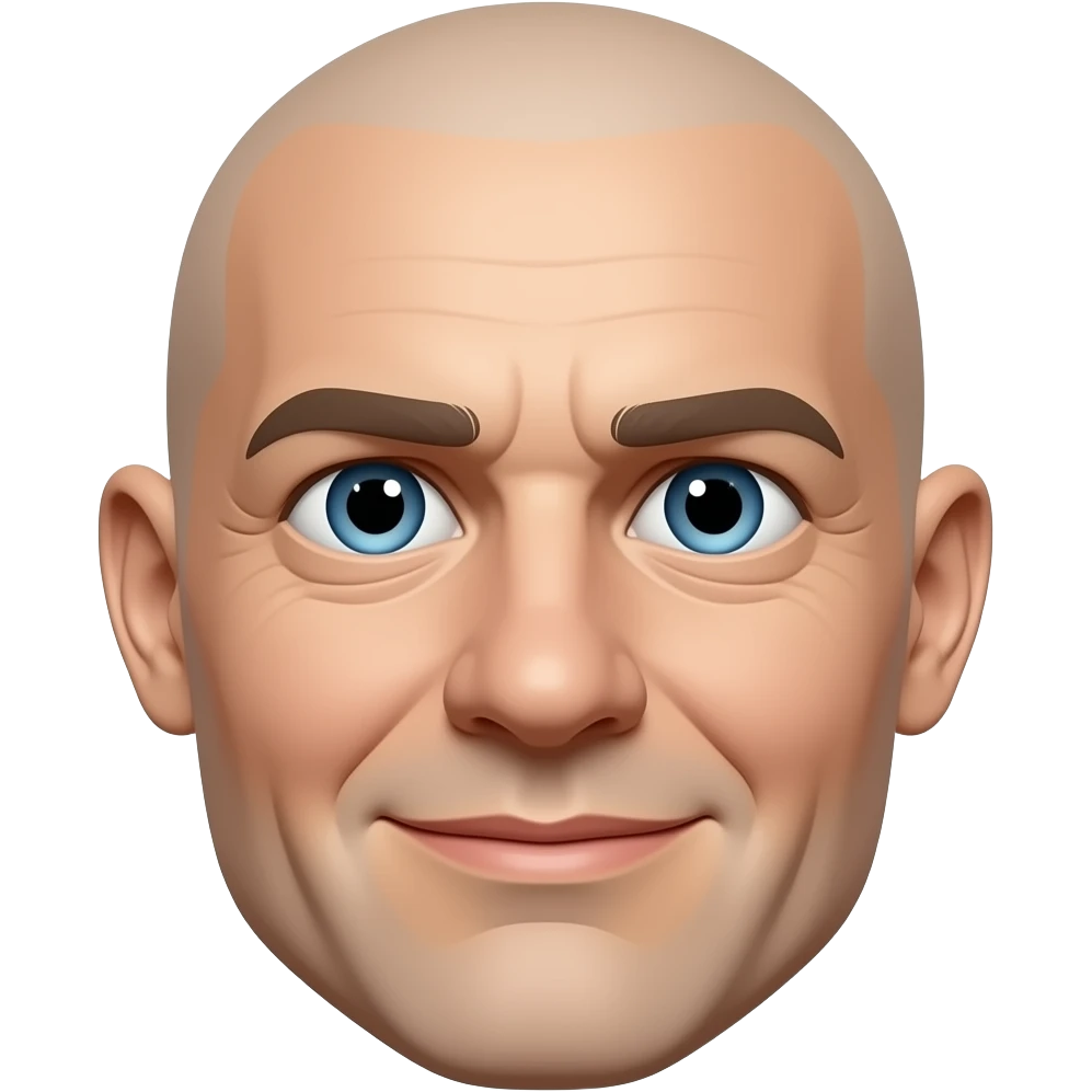 Distorted face emoji