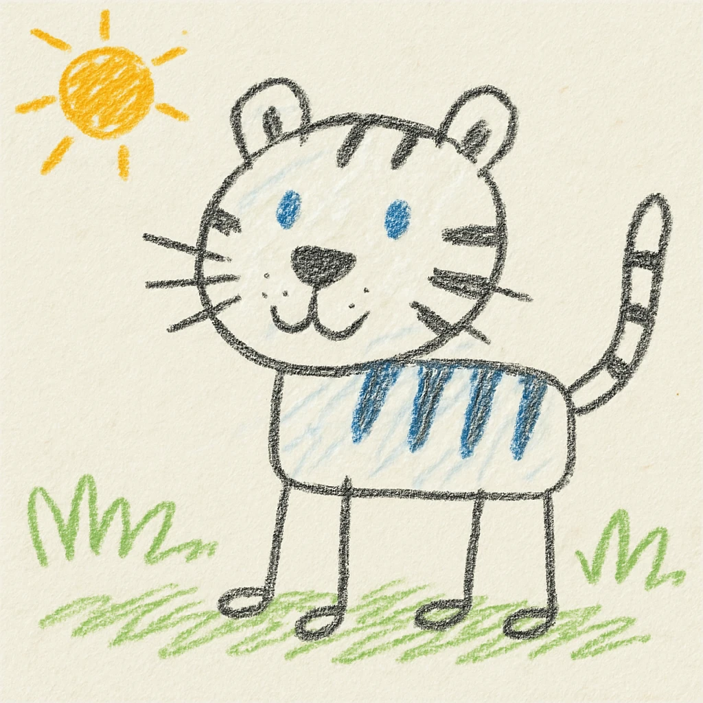 White Tiger emoji