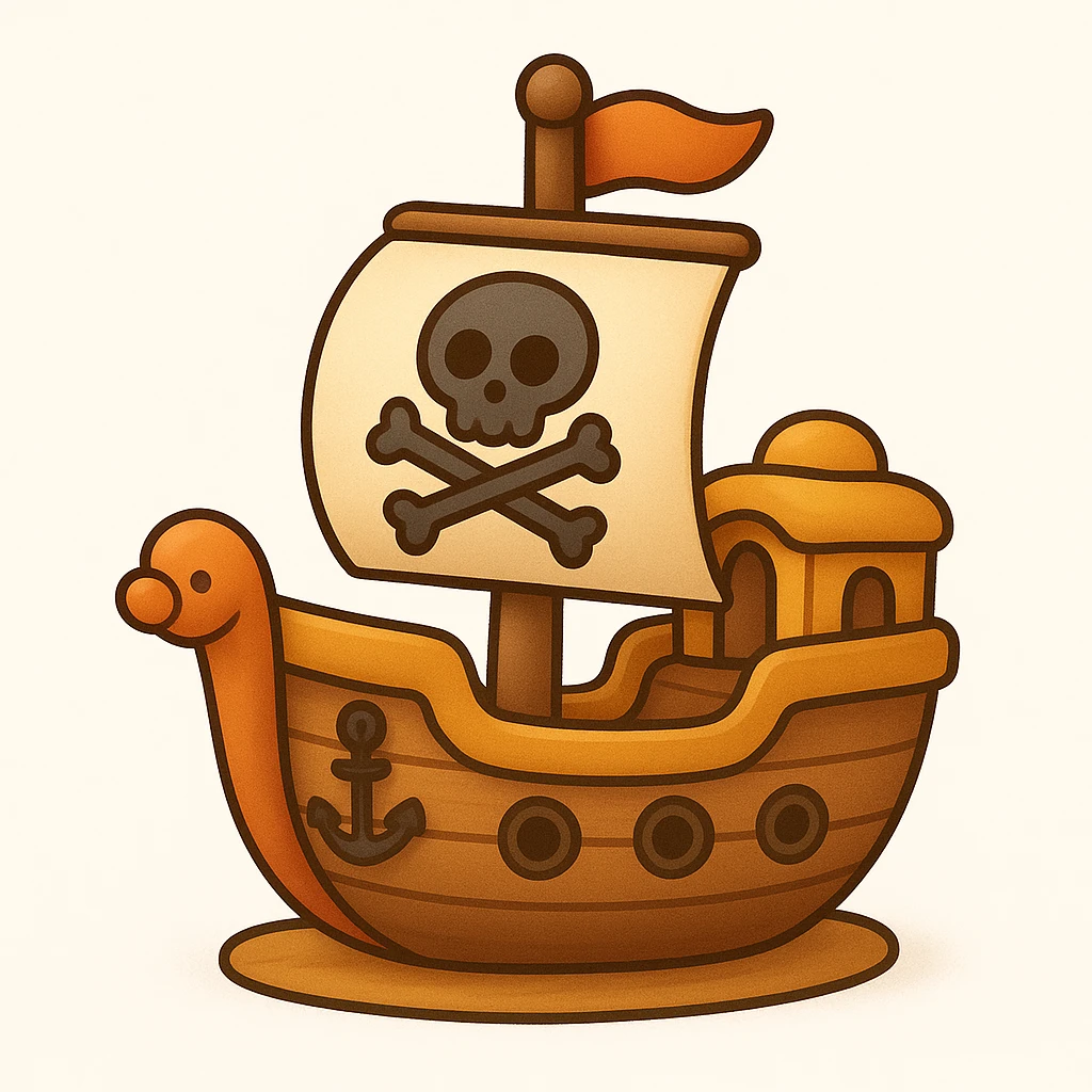 pirate ship emoji