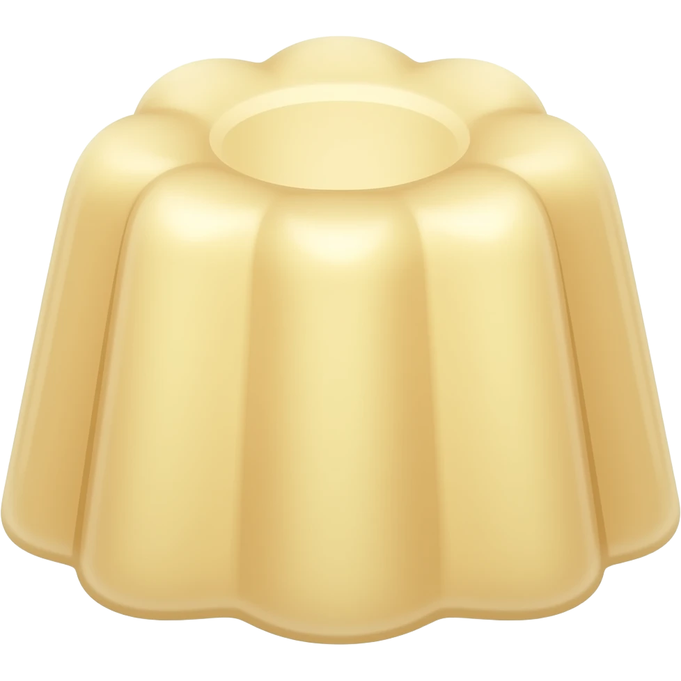 vanilla pudding cube emoji