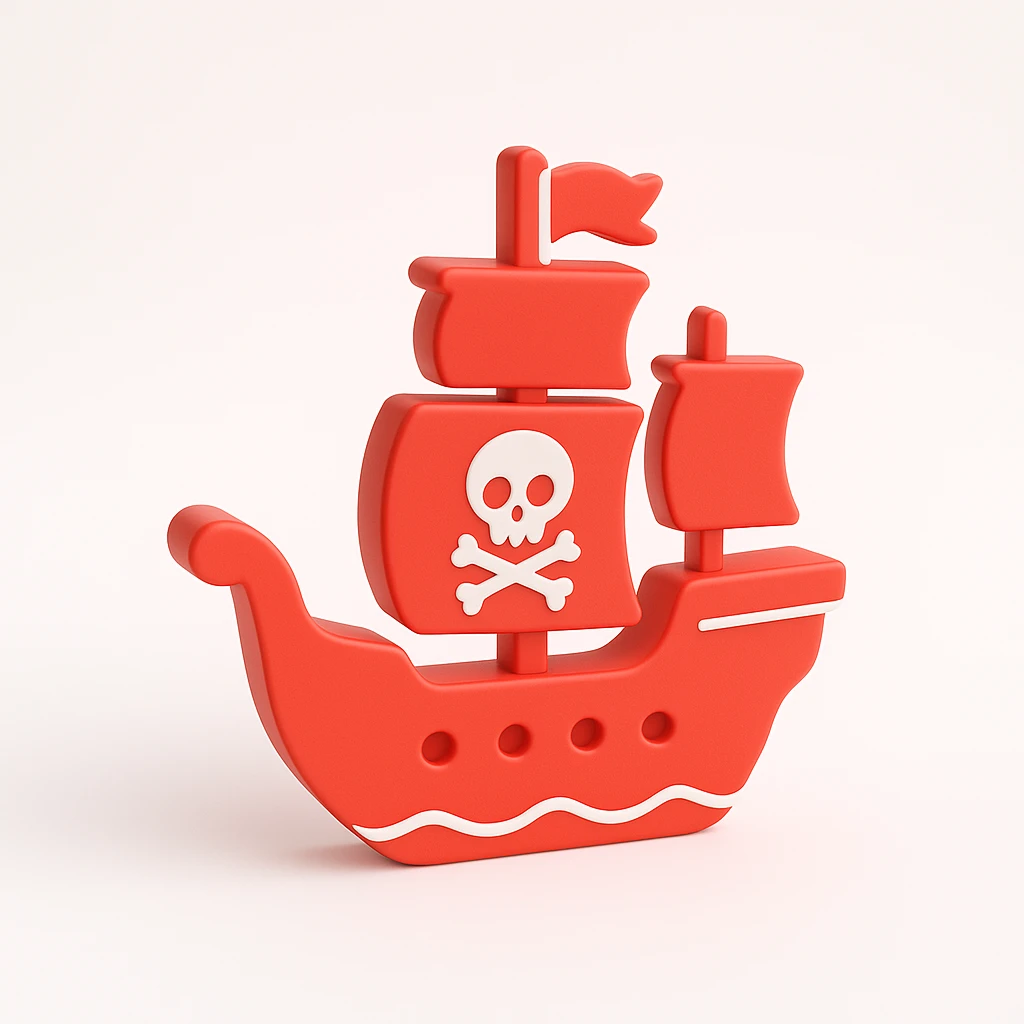 pirate ship emoji