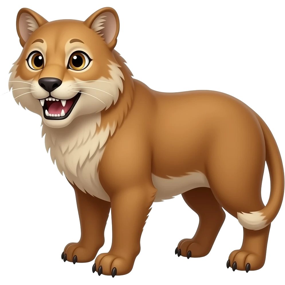 Animal with gold teeth emoji