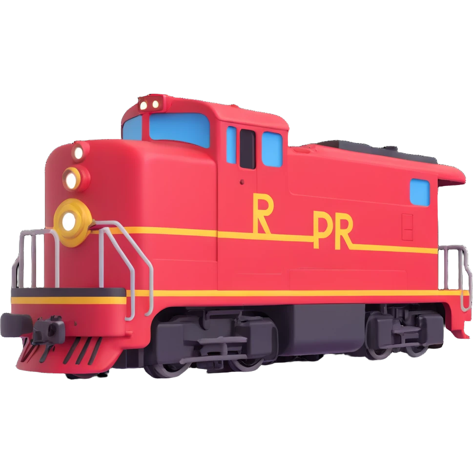 Pennsylvania railroad electric locomotive emoji