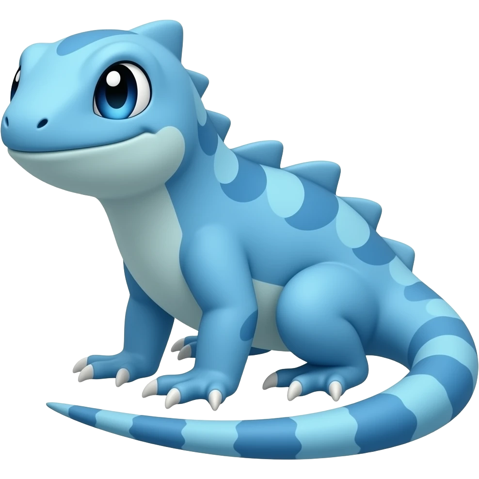 blue lizard fakemon emoji