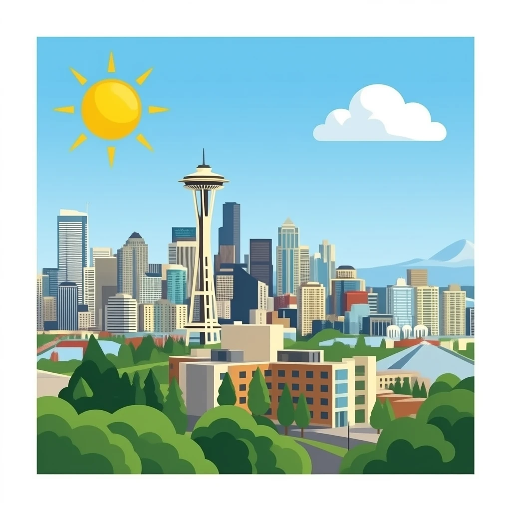 Seattle summer emoji