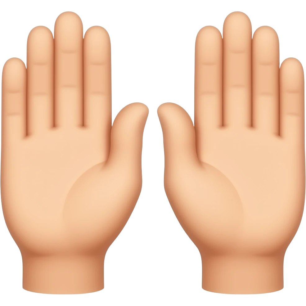 dos manos ayuda emoji