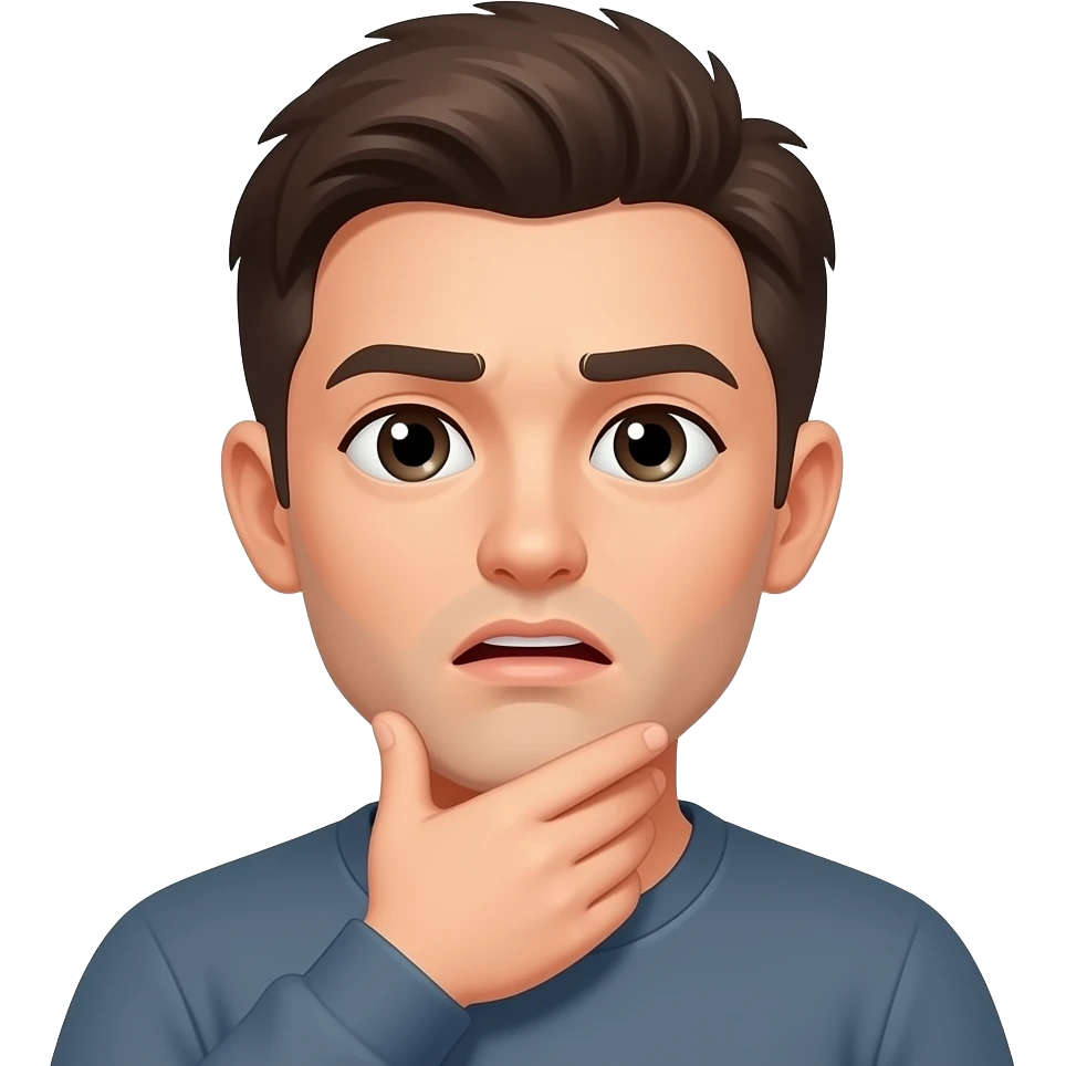 chocking myself emoji