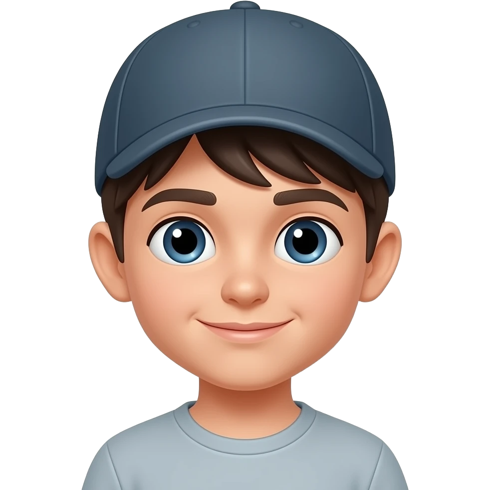 a boy in a cap emoji