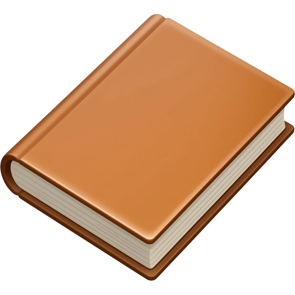 libro a 90 grados cerrado emoji