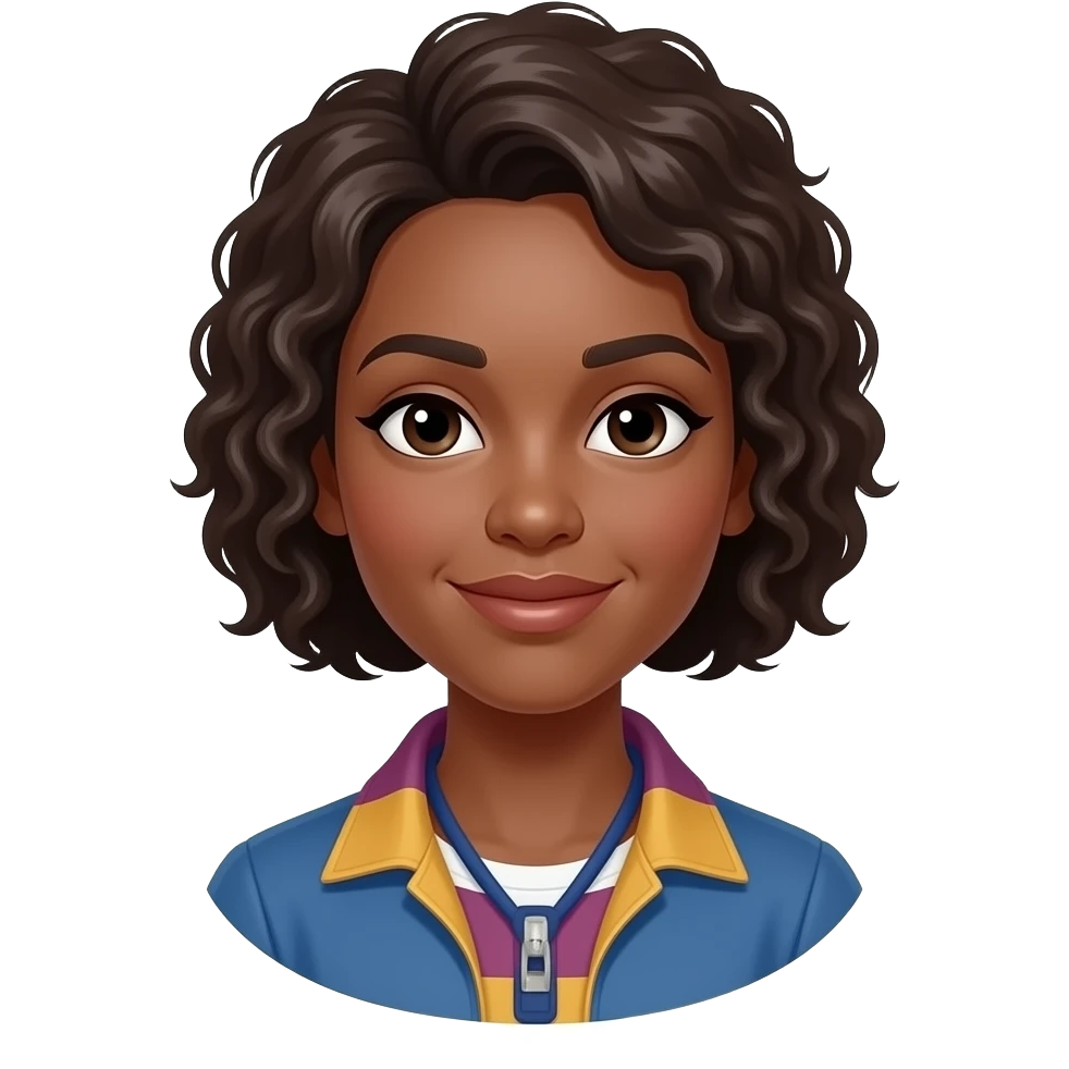 african american woman sitting emoji