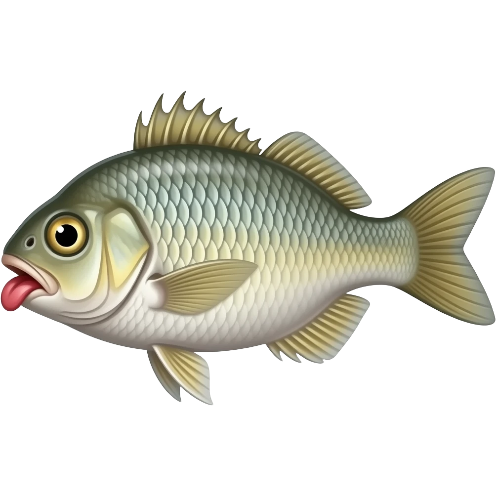 Рыба сухая губа emoji