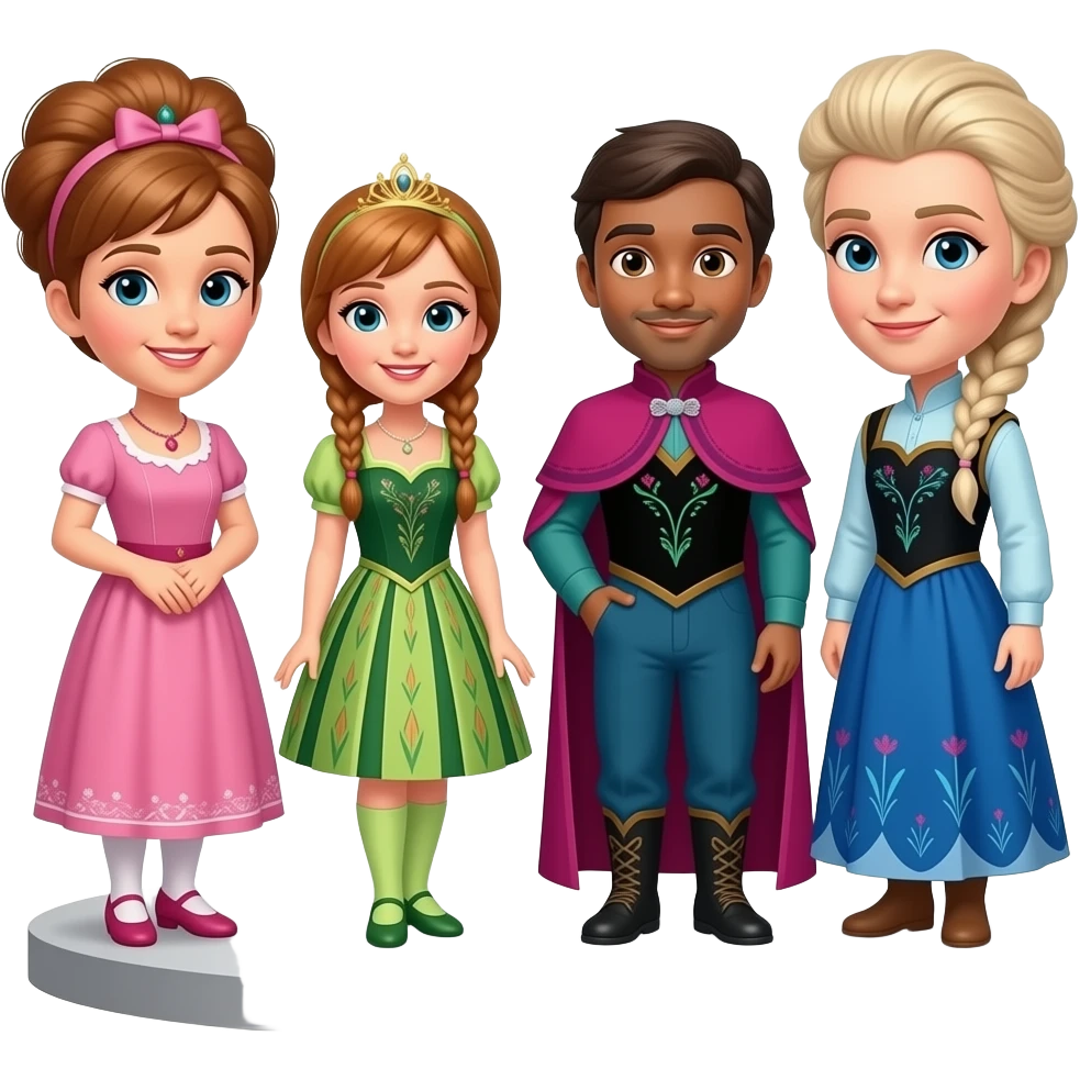 Costumes, actors, and stage emoji