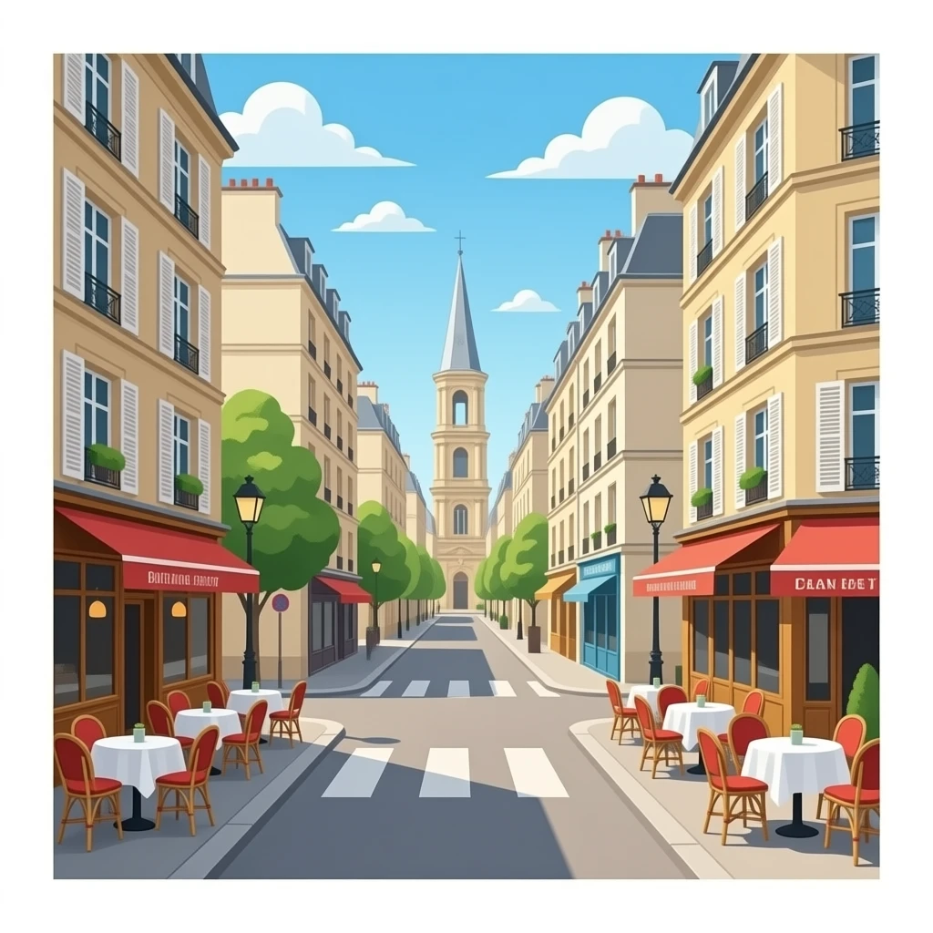 PARIS STREET CAFE emoji
