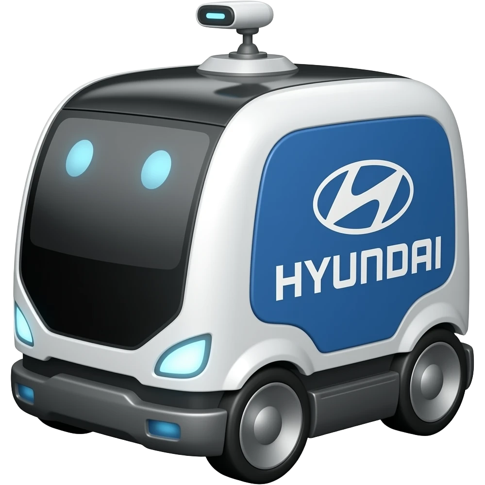 hyundai delivery robot emoji