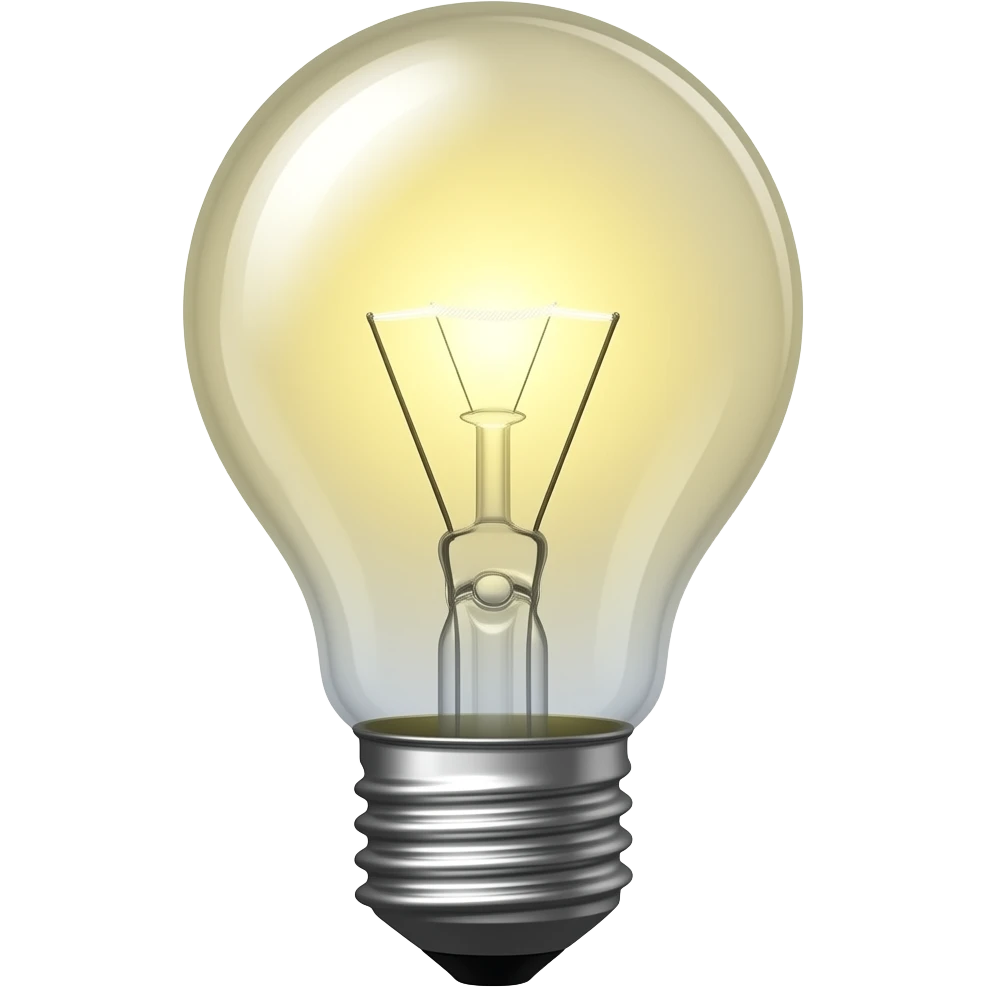 Bulb emoji