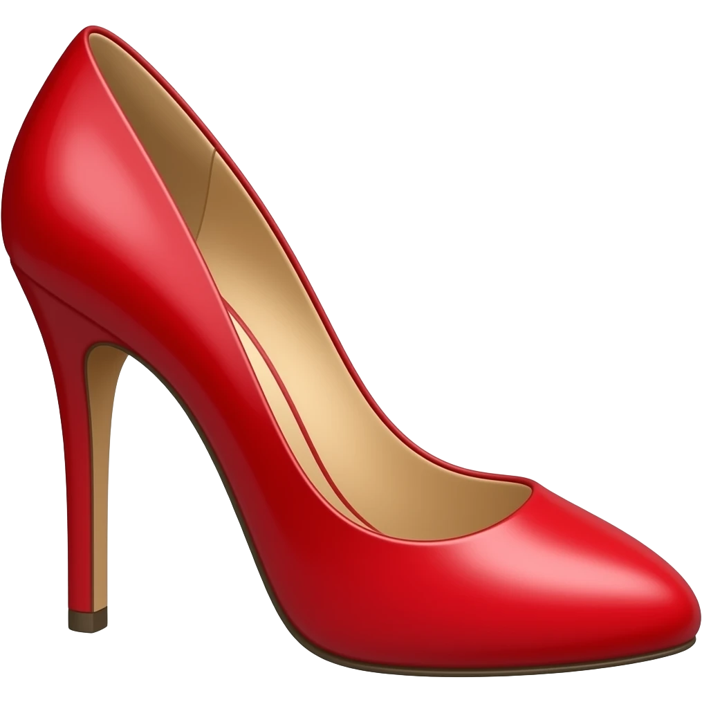 tacón rojo emoji