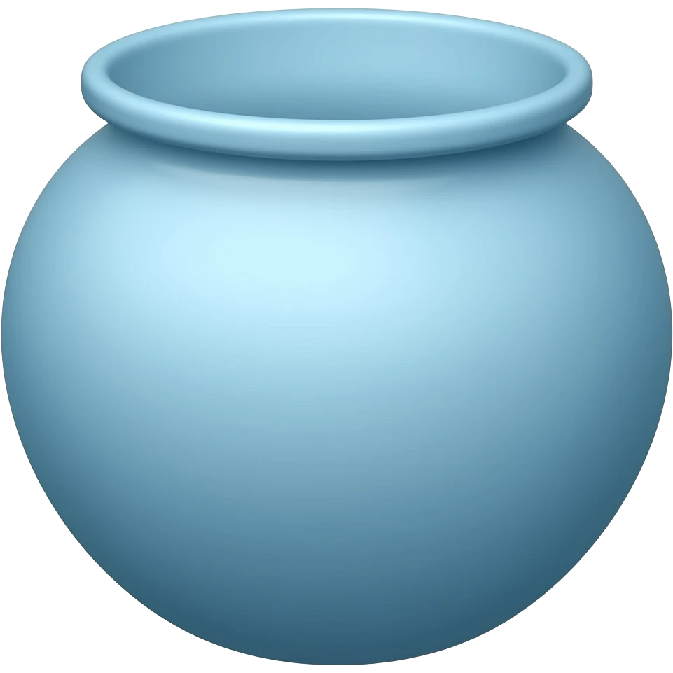 Blue a little bit Cyanish honey pot emoji