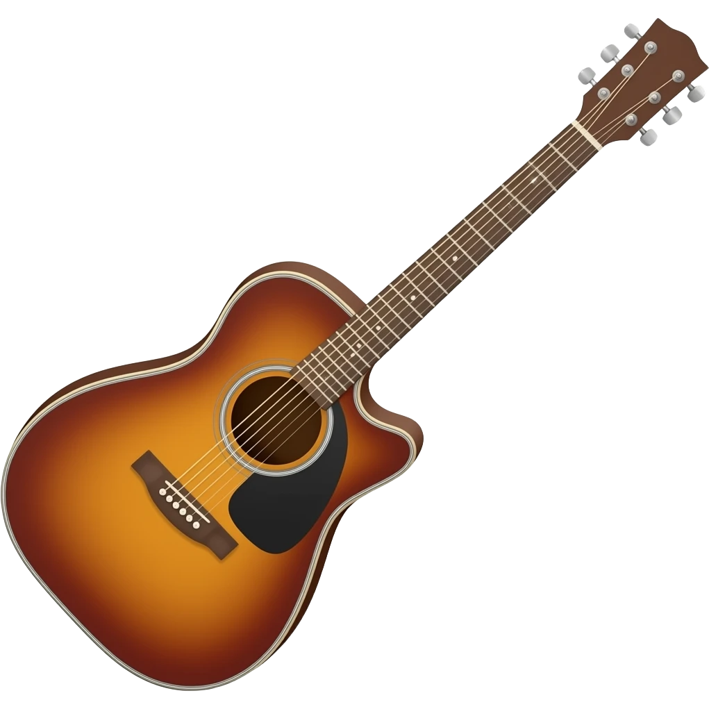 acoustic guitar emoji