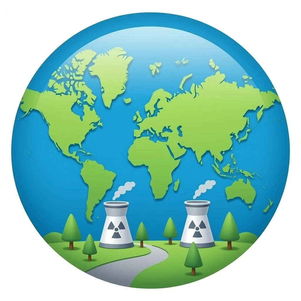 nuclear power worldwide emoji