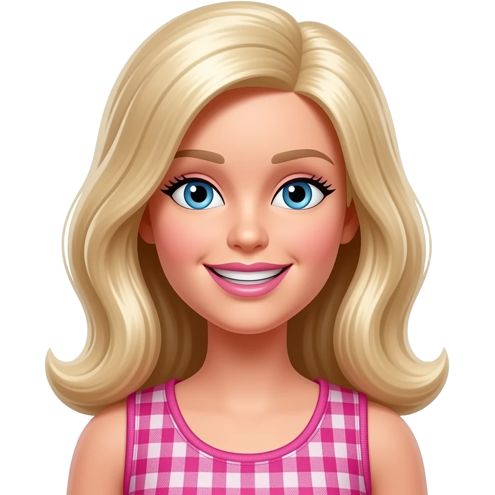 An unhinged Barbie that looks like me emoji