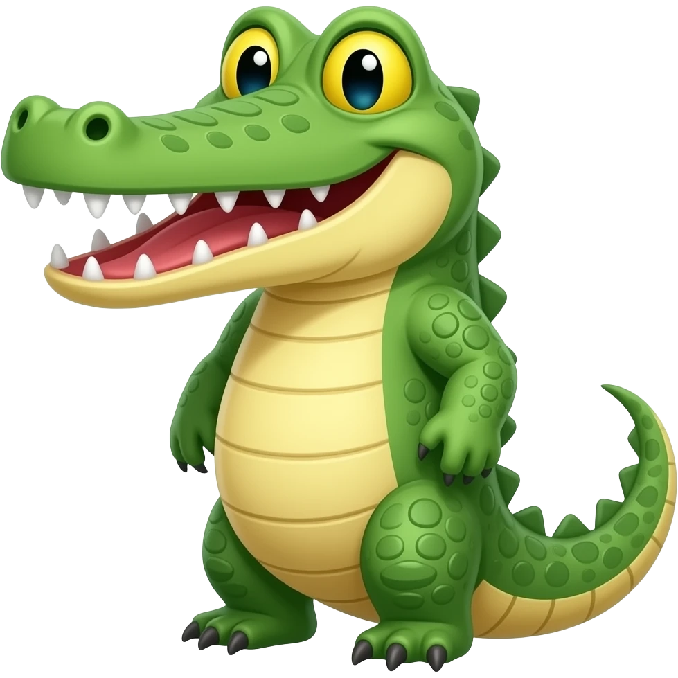 quesadilla fused with crocodile standing emoji