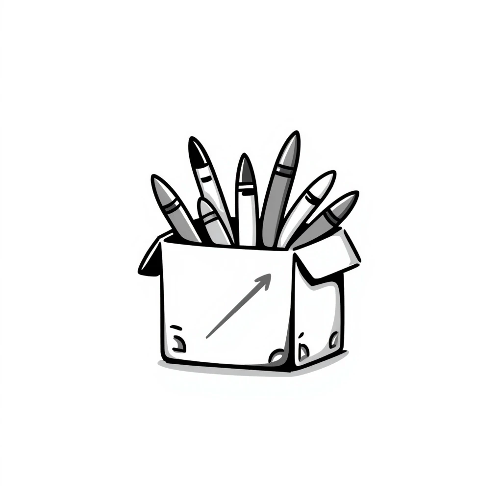 A military box filled with combat missiles emoji