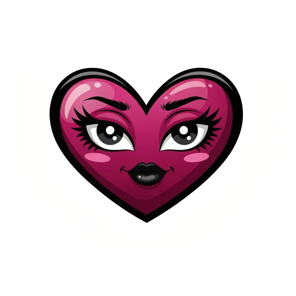 cute emo heart emoji