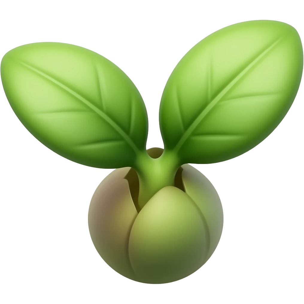 A small sprout emoji