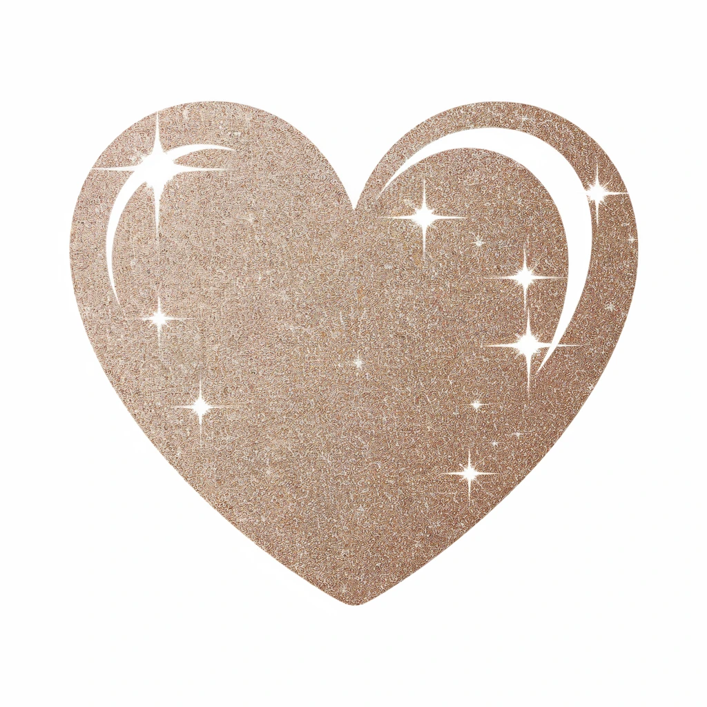 heart with a glitter effect emoji
