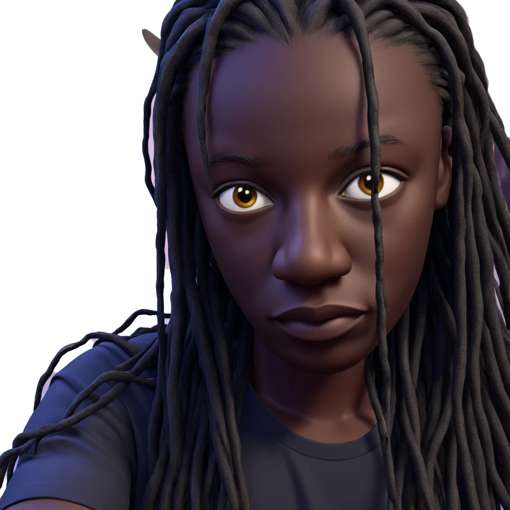 dark-skinned male with dreadlocks emoji