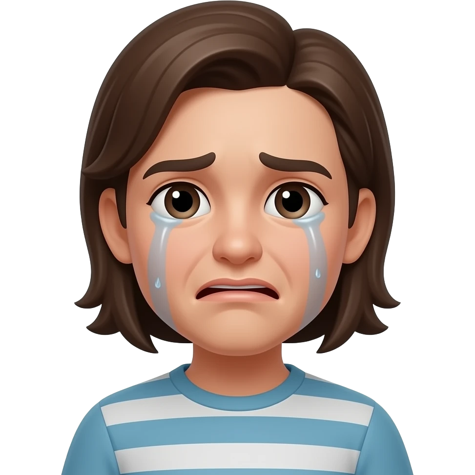 Make image looks crying emoji