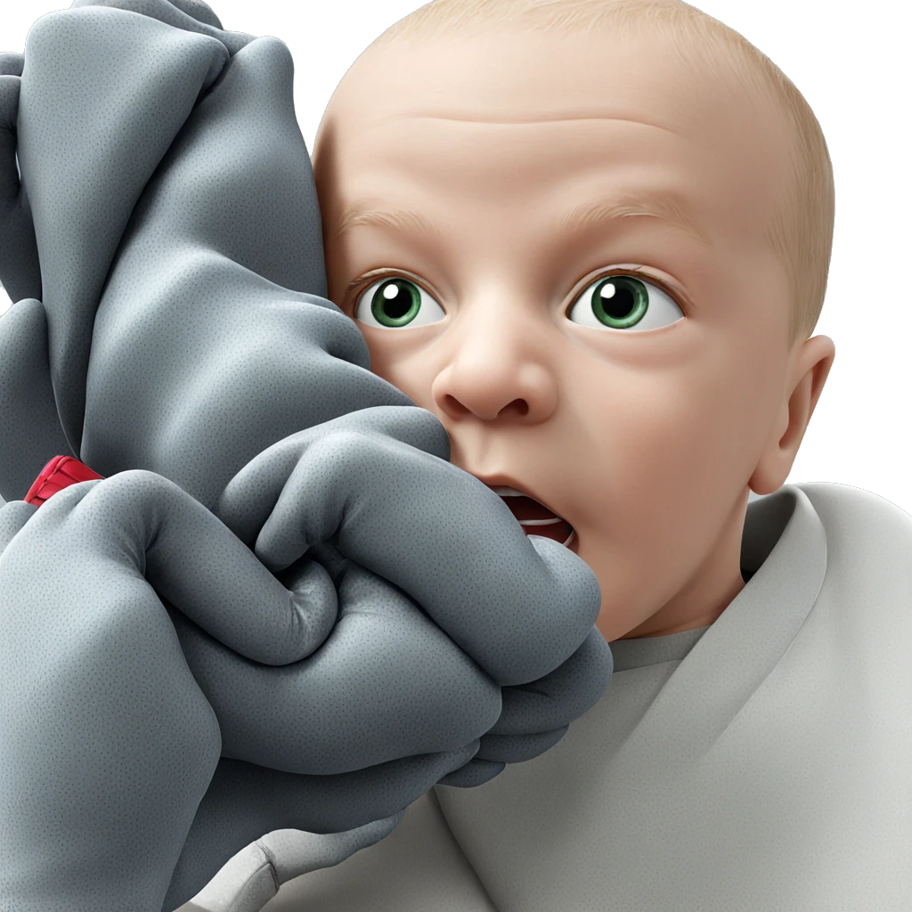 bald boy in gloves emoji