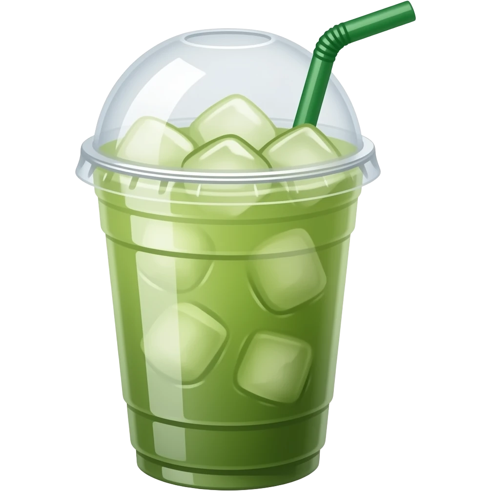 iced matcha emoji