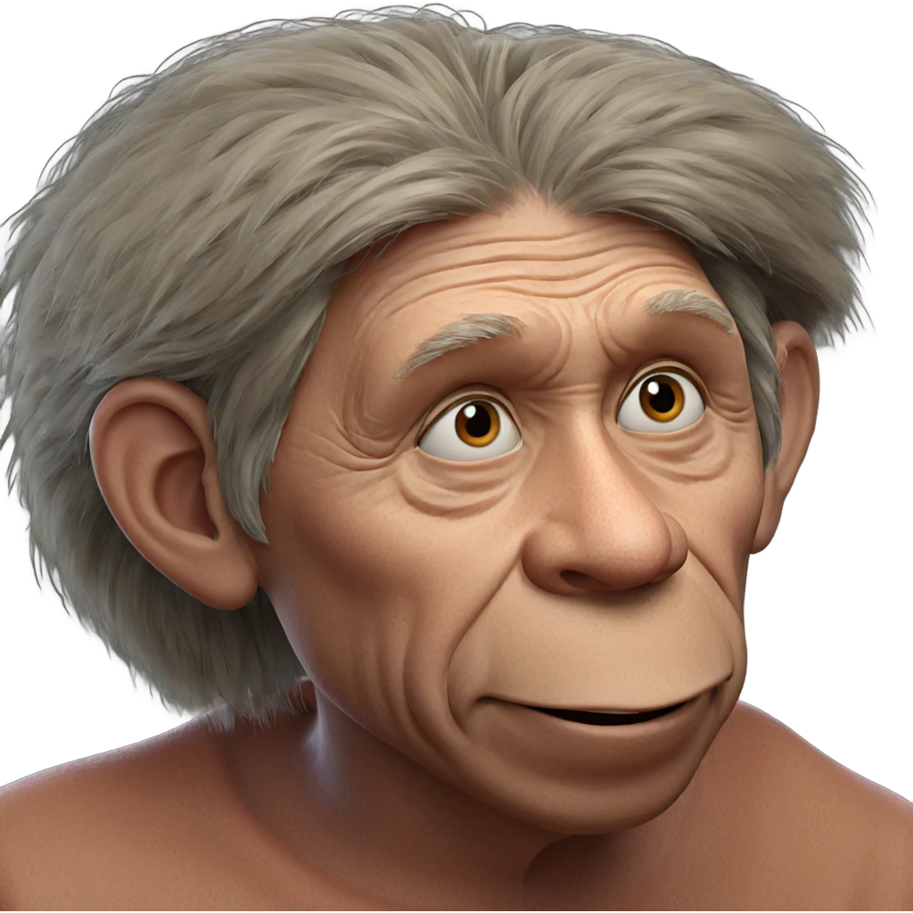 smiling portrait of old man emoji