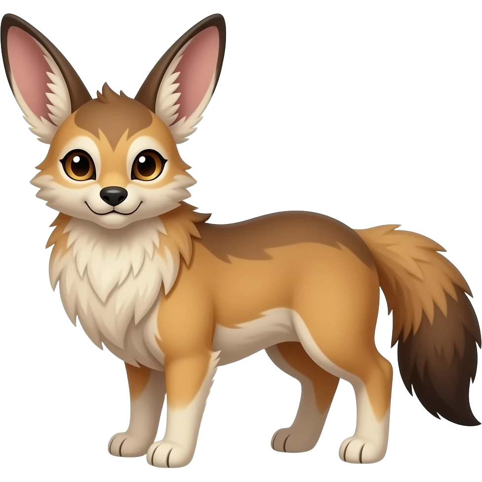 Terenry-Teto-Trico-Vernid-fusion-hybrid-animal-creature with long ears emoji