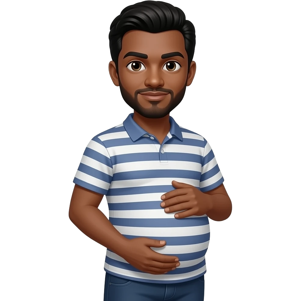 Pregnant black transman emoji
