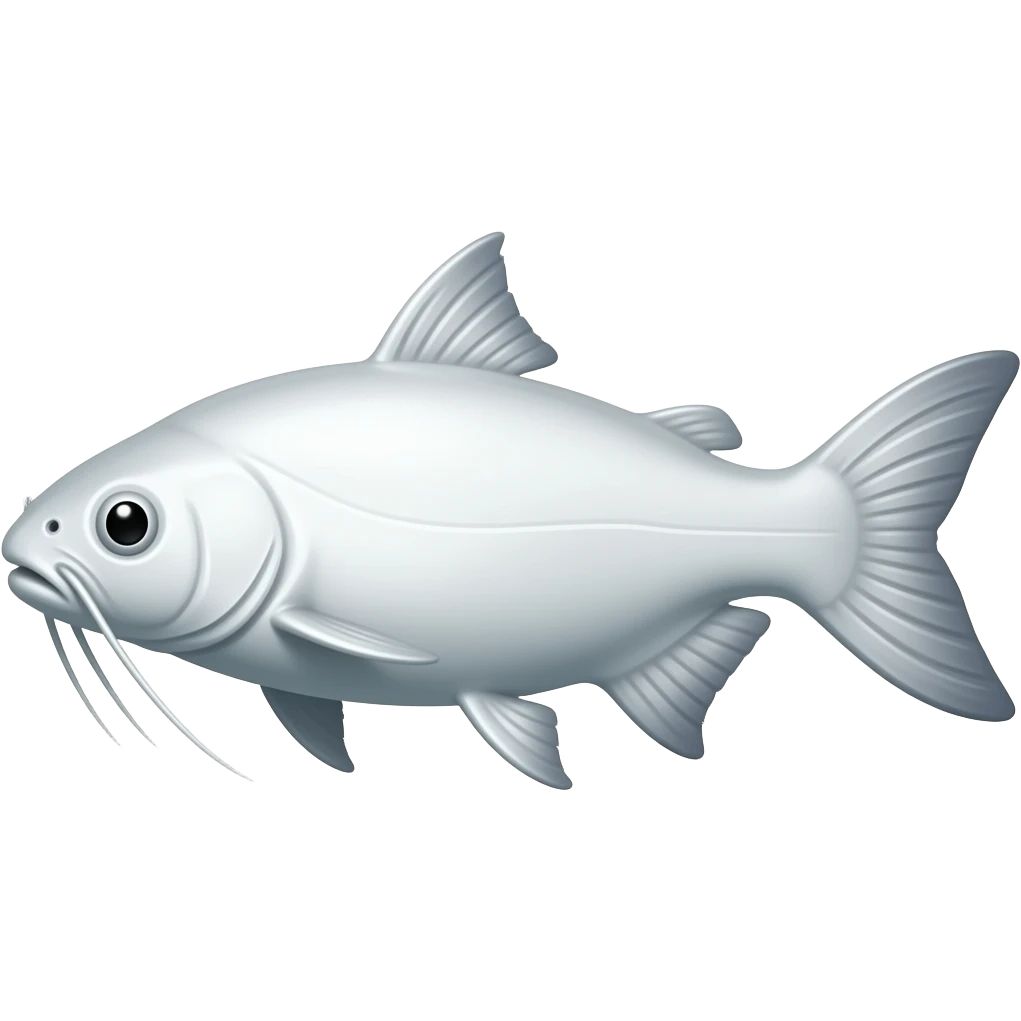 all white catfish emoji