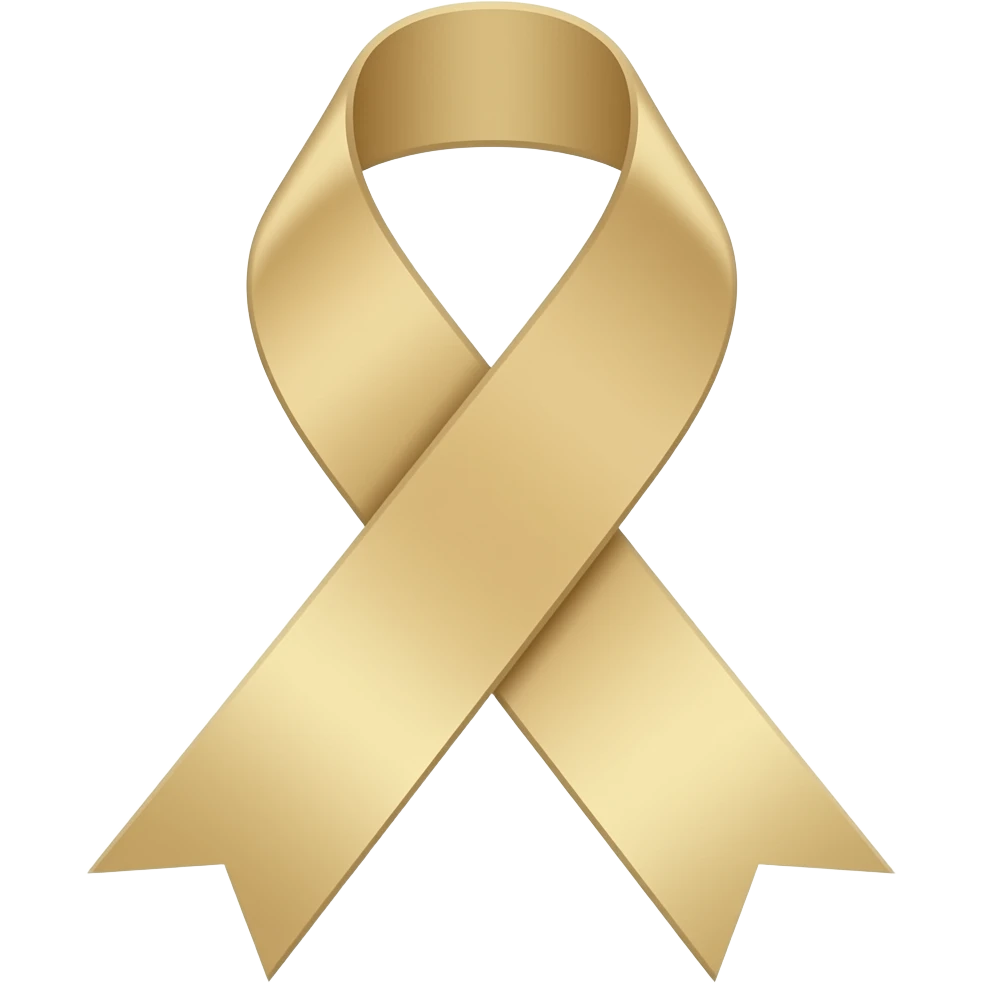 Beige ribbon emoji
