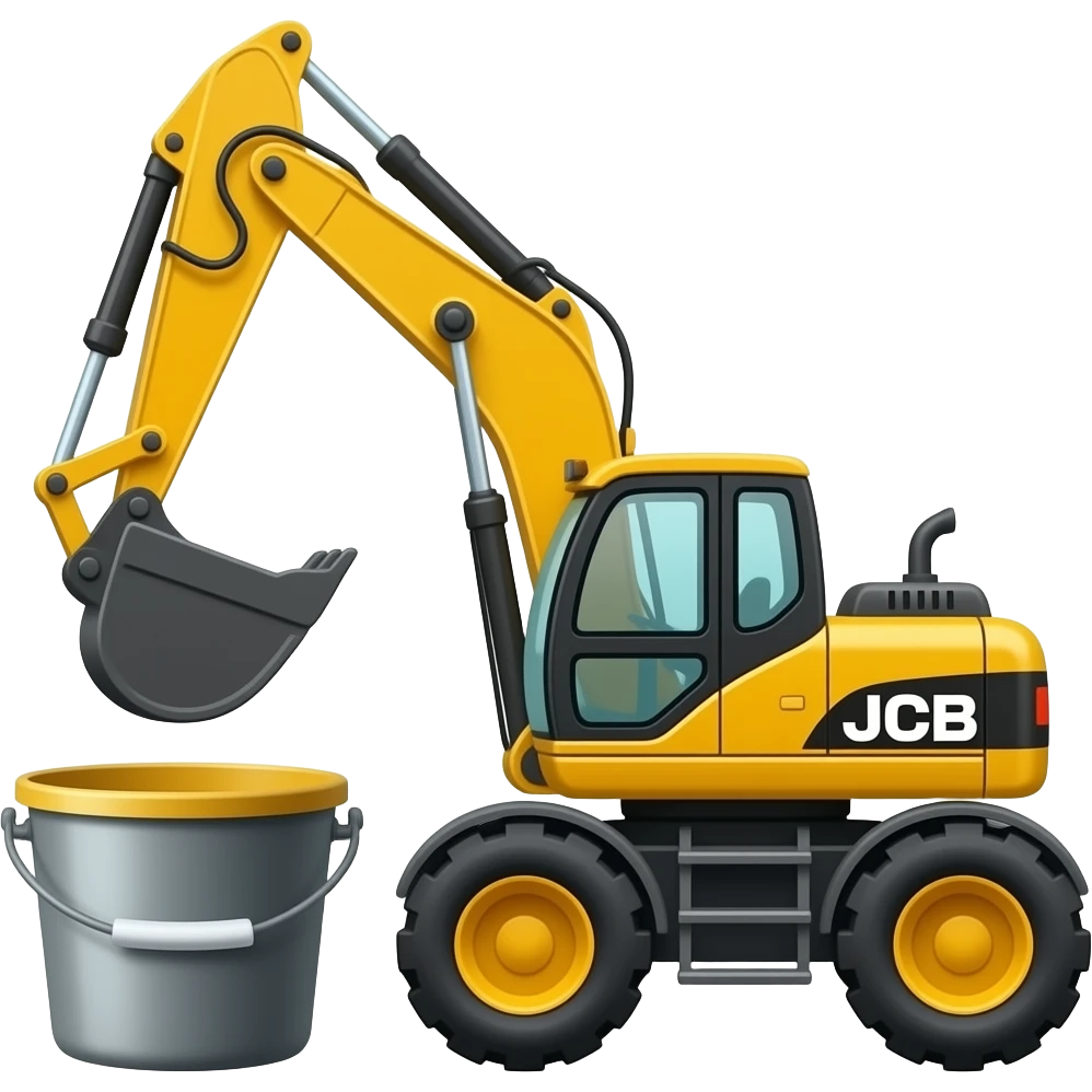 2 buckets jcb indian emoji