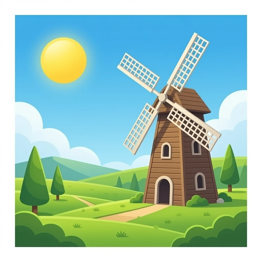 Electric Windmill emoji