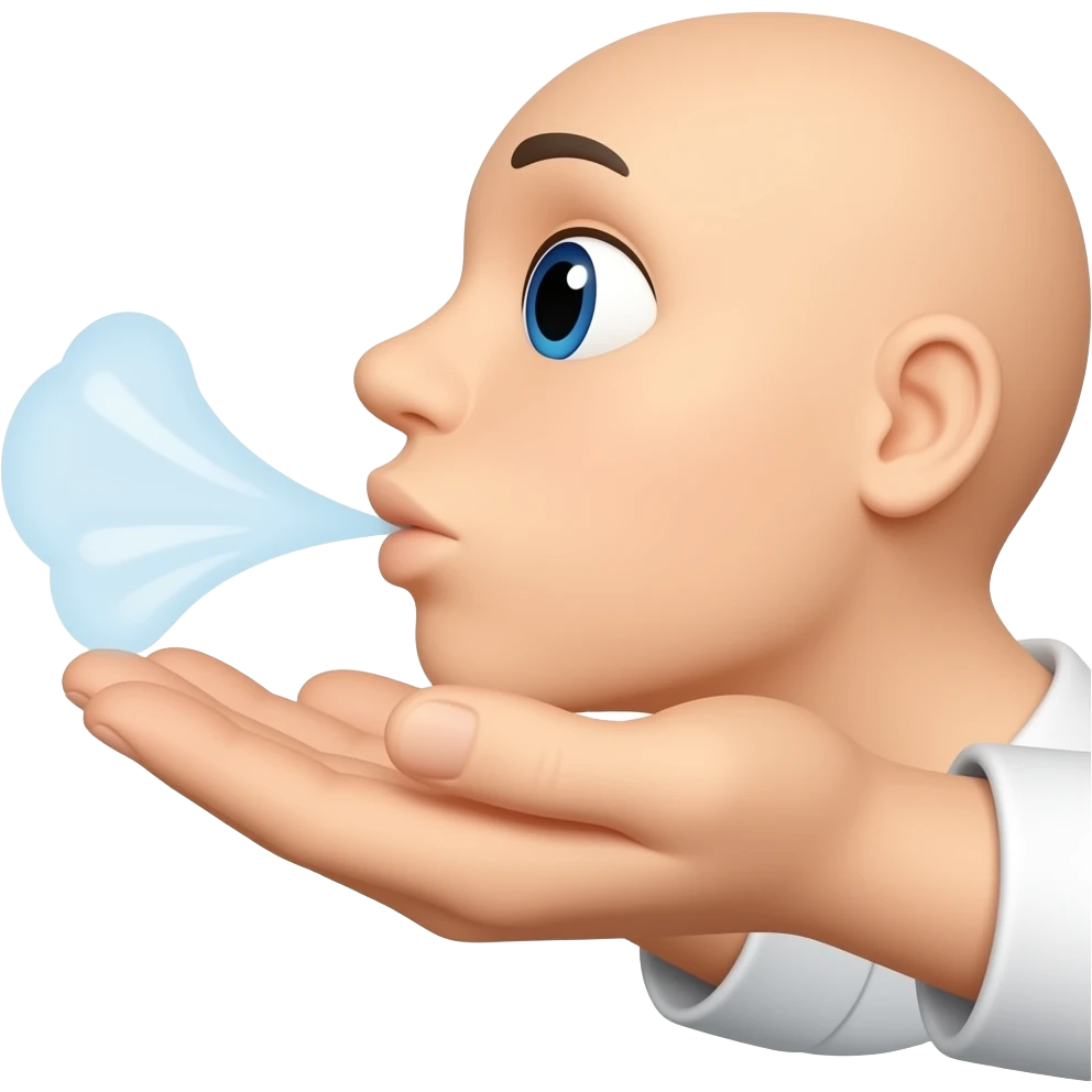 air blow emoji