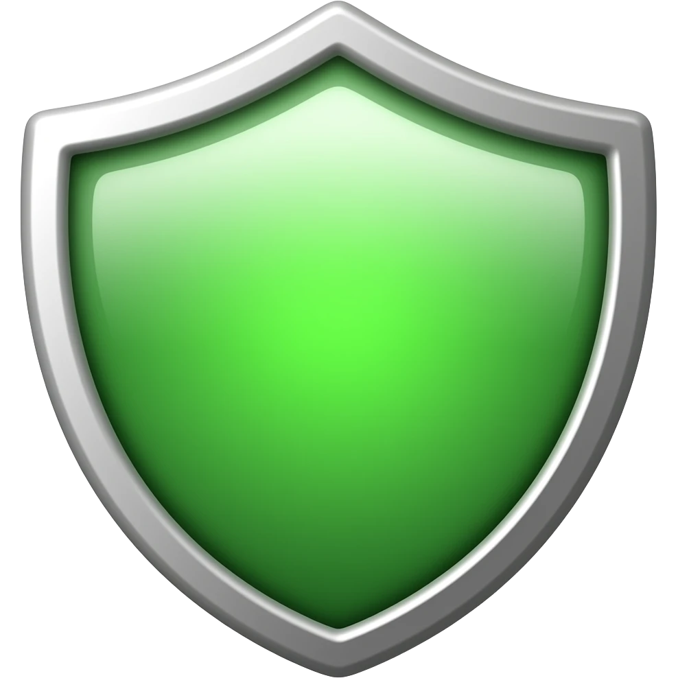 Green Shield emoji