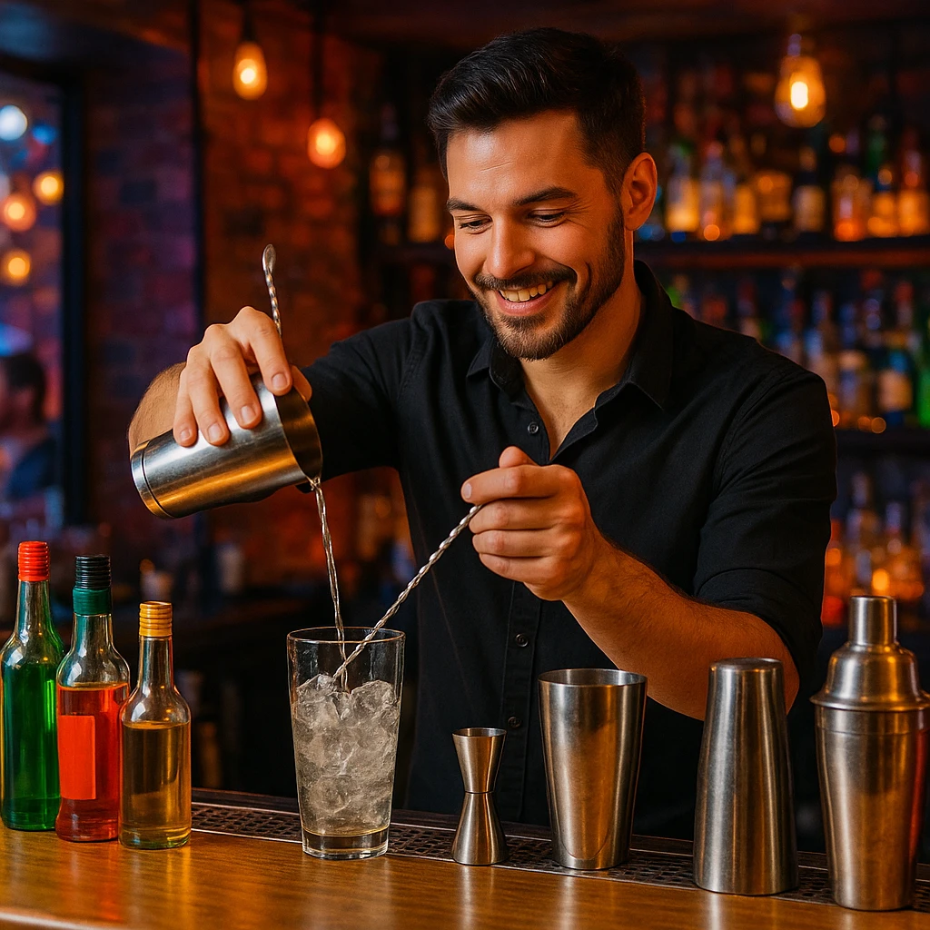 bartender mixing drinks emoji