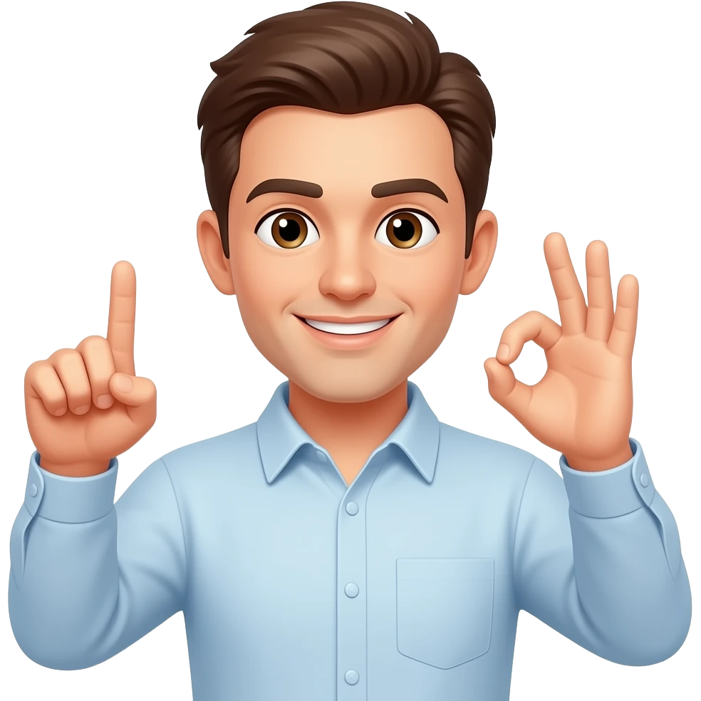 👉🏻👌🏻 emoji