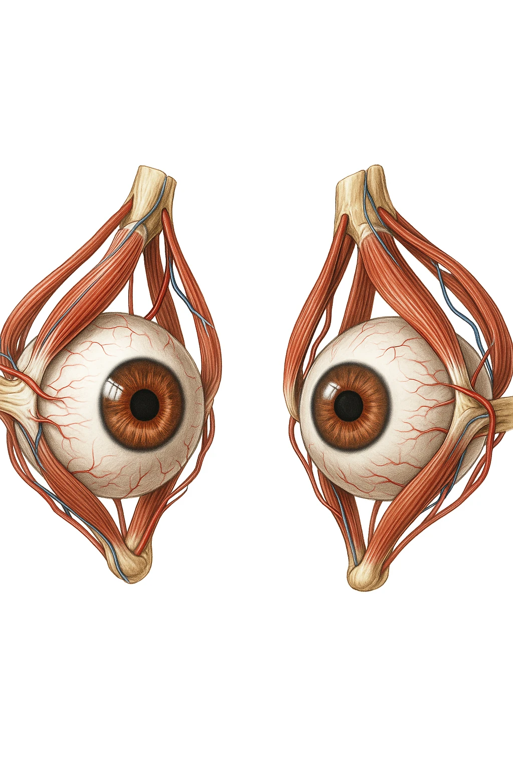 occhi anatomici su sfondo isolato emoji